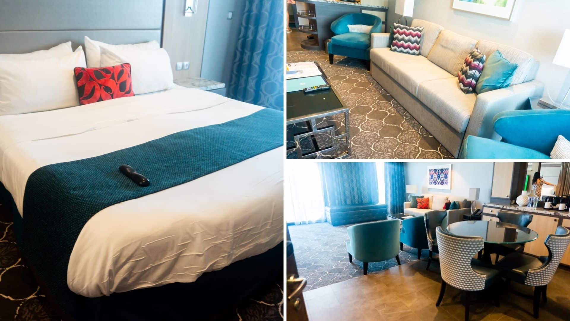 On of the suits on board the Harmony of the Seas