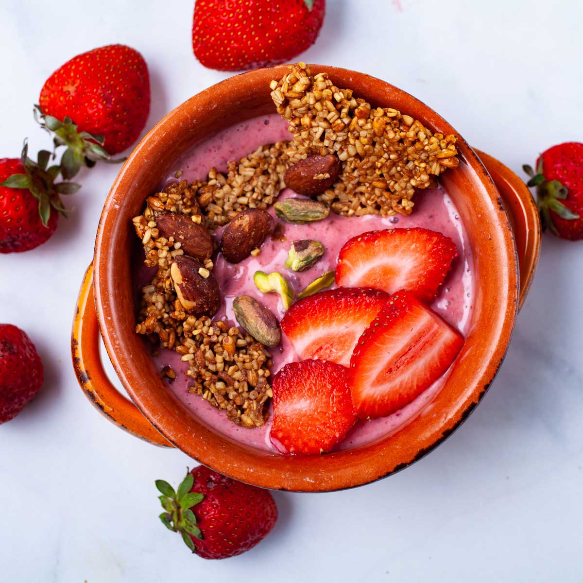 Best Strawberry Smoothie Bowl Ever Healthy