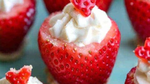 Cheesecake Stuffed Strawberries 21