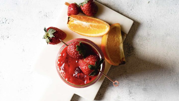 Orange Strawberry delight mocktail 9 2
