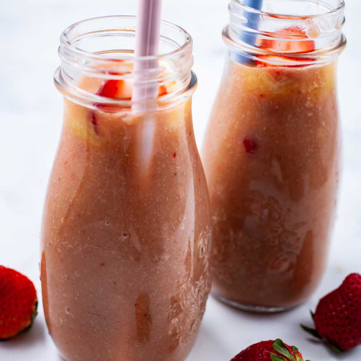 Rhubarb Smoothies