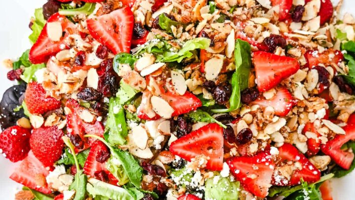 Strawberry Spring Mix Salad 5