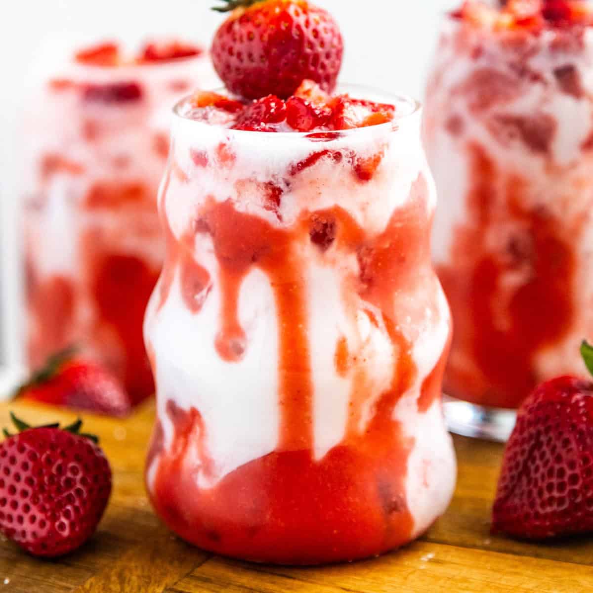 korean strawberry milk
