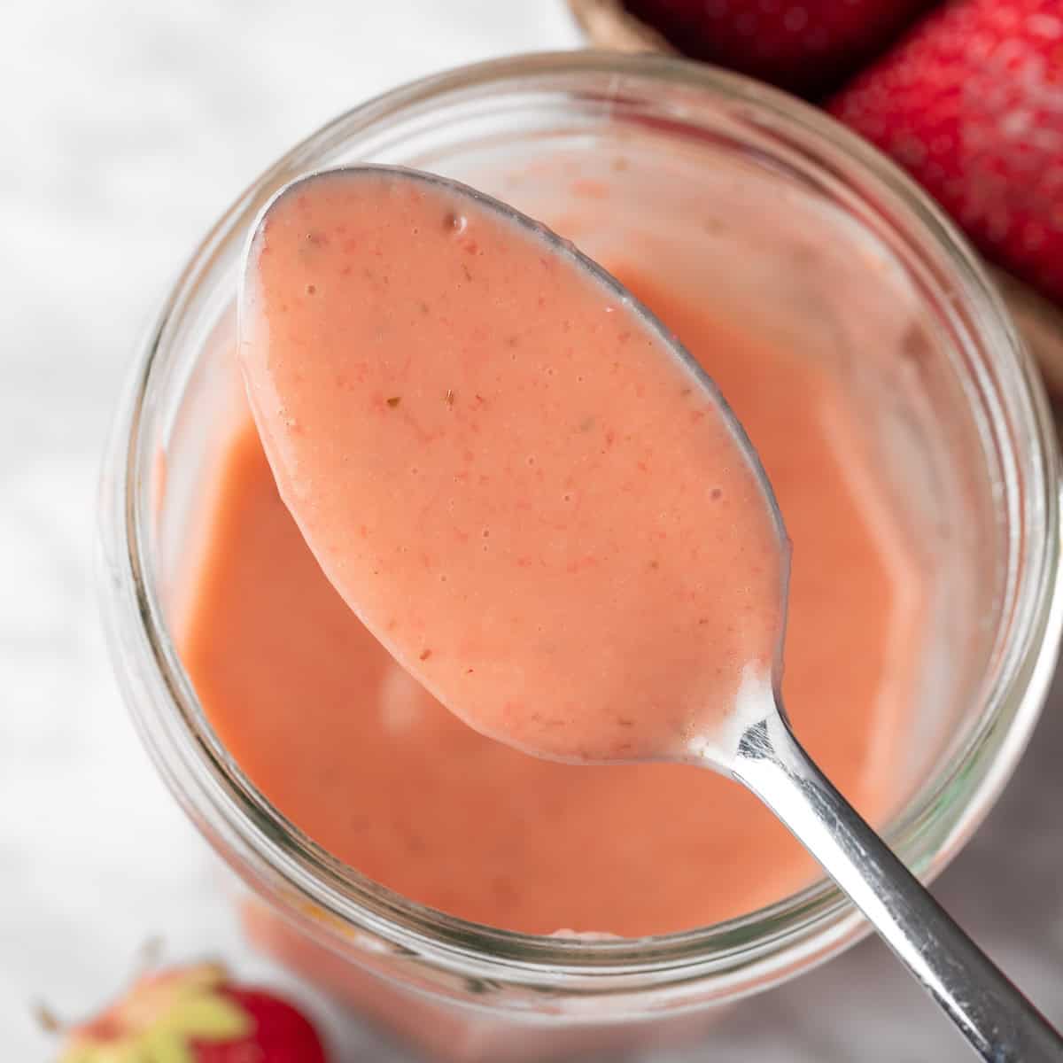 strawberry basil vinaigrette featured image