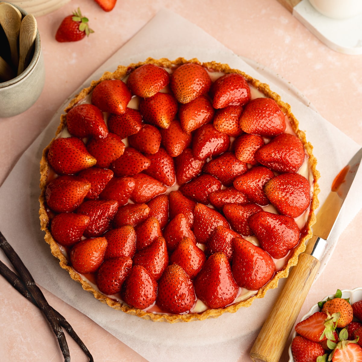 tarte aux fraises french strawberry tart