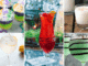 Cocktails that are inspired by the city of New Orleans including Brandy Milk Punch, Hurricane, French 75, Grasshopper and Mardi Gras Jello Shots