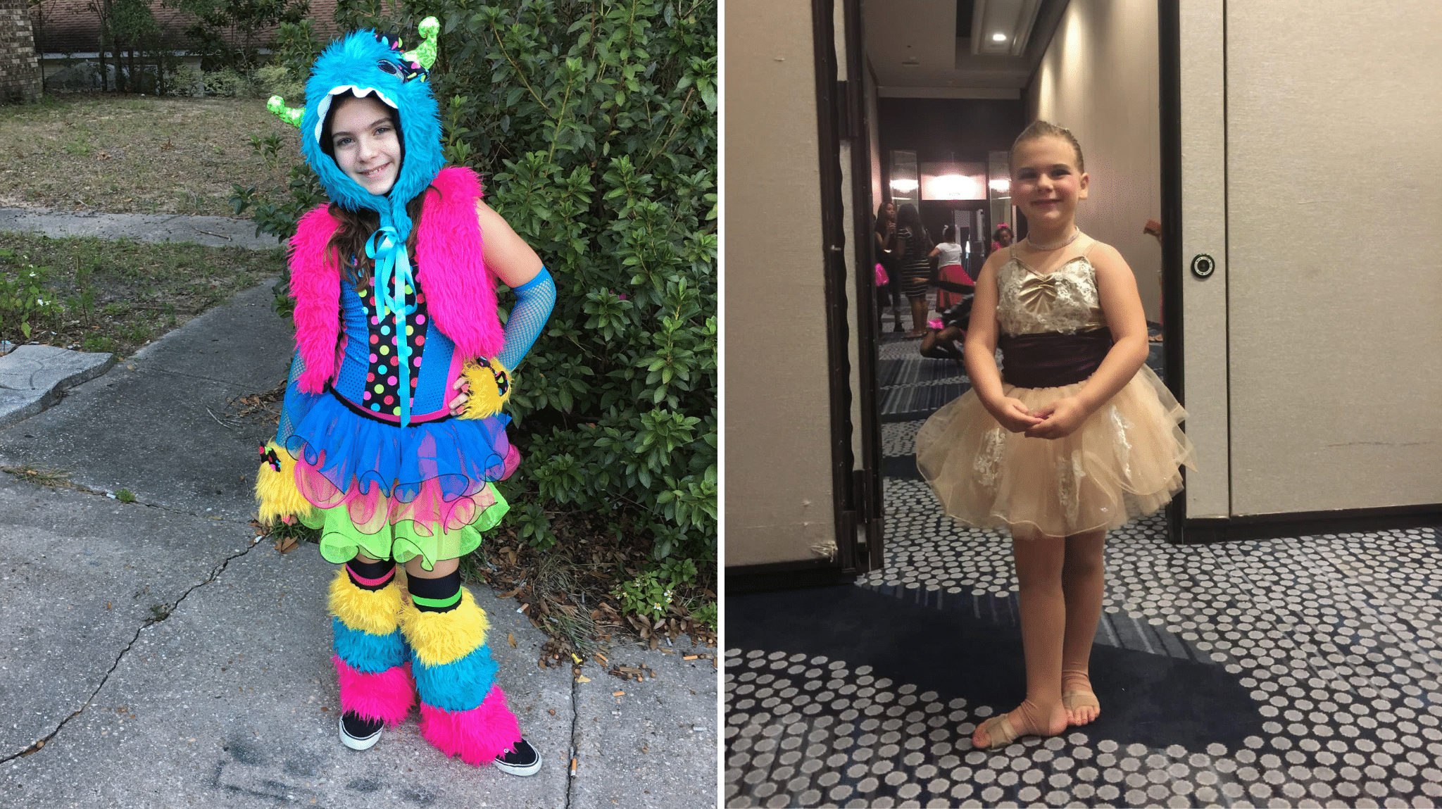 Reuse old dance costumes