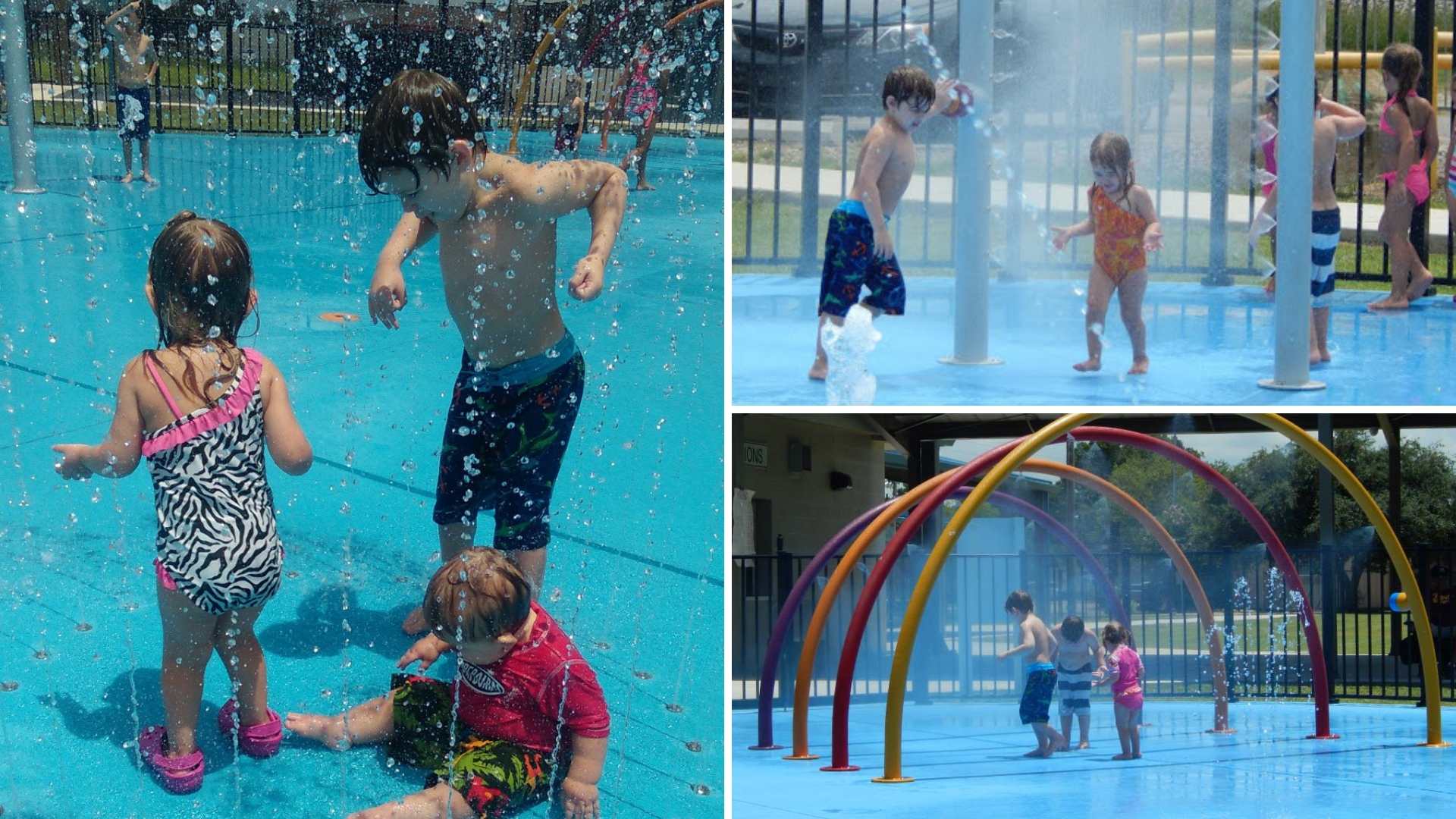 Kids playing at Ormond Spray Park
